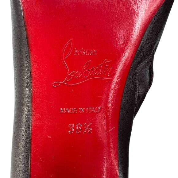 Christian Louboutin Bellissima 100MM Leather Ankle Booties - Picture 14 of 16